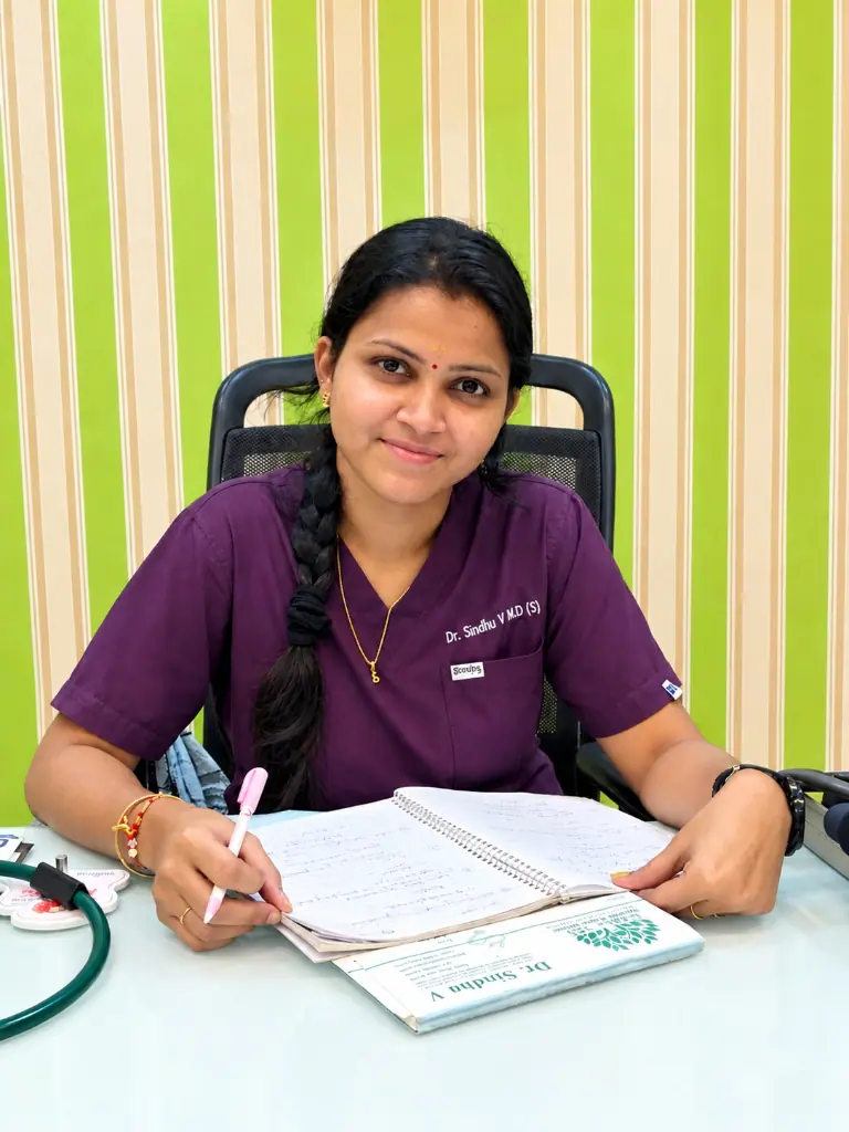 Dr. Sindhu V at Siddha365 Health Care Clinic